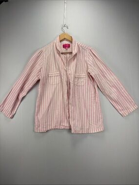 Victoria’s Secret Pink Striped Button-Front Top